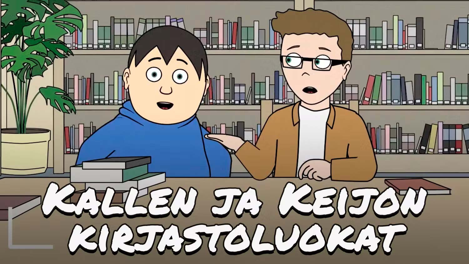 Kalles och Keijos biblioteksklasser, videon har svenska undertexter.